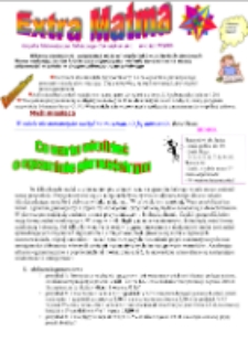 Extra Matma : gazetka PG nr 3 (2018/2019) nr 4