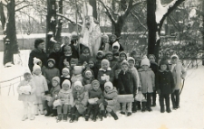 Spotkanie z Mikołajem uczniów pierwszej klasy Szkoły Podstawowej w Leśnej Podlaskiej