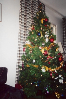 Drzewko choinkowe w bialskim mieszkaniu