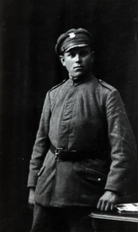 Tomasz Serafinowicz w mundurze odradzającego się wojska polskiego