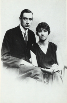 Hrabianka Elzbieta Maria Plater-Zyberk ur. w Konstantynowie z narzeczonym Michałem Szymonem Karskim [fotografia]