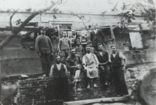 Budowa domu w Konstantynowie [fotografia]