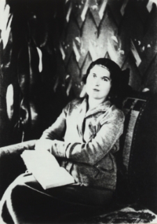 Maria Laskowska czołowa aktorka amatorskiego zespołu teatralnego "Ci sami" w Białej Podlaskiej [fotografia]