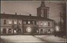 Park Radziwiłłowski w Białej Podlaskiej - zdjęcie nocne [pocztówka]