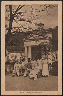 Biala, Kriegslazarett-Kloster [pocztówka]