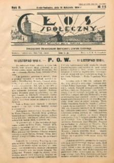 Głos Społeczny R. 2 (1934) nr 25
