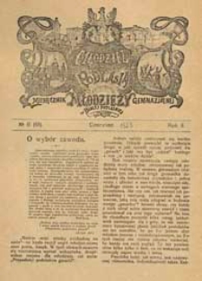 Młodzież z Podlasia : miesięcznik młodzieży gimnazjalnej w Białej Podlaskiej R. 2 (1923) nr 6 (18)