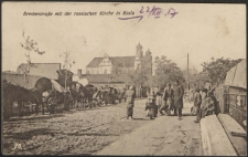 Bressterstraße mit der russischen Kirche in Biala [pocztówka]