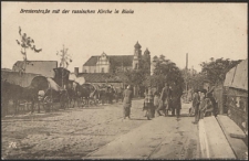 Bressterstraße mit der russischen Kirche in Biala [pocztówka]