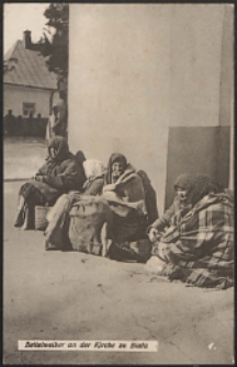 Bettelwieber an der Kirchen zu Biala [pocztówka]