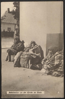 Bettelwieber an der Kirchen zu Biala [pocztówka]