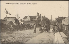Bressterstraße mit der russischen Kirche in Biala [pocztówka]
