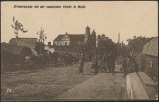 Bressterstraße mit der russischen Kirche in Biala [pocztówka]