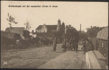Bressterstraße mit der russischen Kirche in Biala [pocztówka]