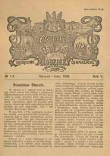 Młodzież z Podlasia : miesięcznik młodzieży gimnazjalnej w Białej Podlaskiej R. 5 (1926) nr 1-2