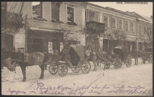 Biala, Droschkenhalteplatz [pocztówka]