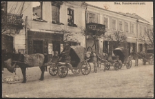 Biala, Droschkenhalteplatz [pocztówka]