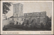 Biała. Radziwiłlowski schloss. Zamek Radziwiłłowski [pocztówka]