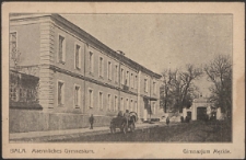 Biala, Maennliches Gymnasium. Gimnazjum Męskie [pocztówka]