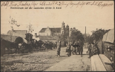 Bressterstraße mit der russischen Kirche in Biala [pocztówka]
