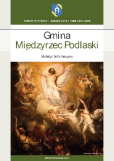 Gmina Międzyrzec Podlaski : biuletyn informacyjny R. 5 (2018) nr 1 (11)