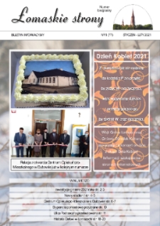 Łomaskie Strony : biuletyn mieszkańc&oacute;w Łomaz i okolic R. 13 (2021) nr 1 (77)