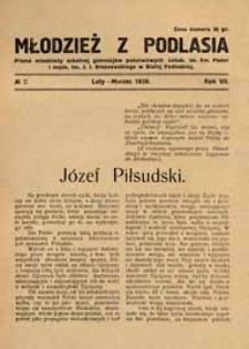 Młodzież z Podlasia : miesięcznik młodzieży gimnazjalnej w Białej Podlaskiej R. 7 (1928) nr 2