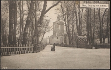 Biala, Eingang zum Schloss [pocztówka]