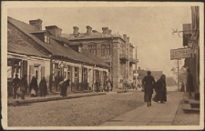 Biala, Brester Strasse mit Lazarett "Gericht" [pocztówka]