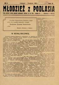 Młodzież z Podlasia : miesięcznik młodzieży gimnazjalnej w Białej Podlaskiej R. 9 (1930) nr 2
