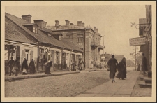 Biala, Brester Strasse mit Lazarett "Gericht" [pocztówka]