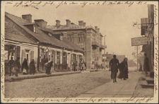 Biala, Brester Strasse mit Lazarett "Gericht" [pocztówka]