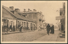 Biala, Brester Strasse mit Lazarett "Gericht" [pocztówka]