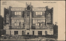 Biała, Sanatorjum prywatne [pocztówka]