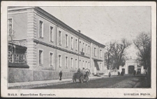 Biala, Maenliches Gymnasium [pocztówka]