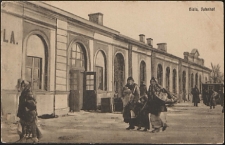 Biala, Bahnhof [pocztówka]