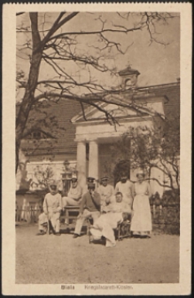 Biala, Kriegslazarett-Kloster [pocztówka]