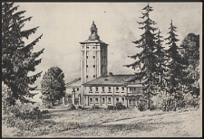 [Wieża zamkowa i oficyna wschodnia zamku Radziwiłlów w Białej] : [pocztówka]