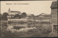 Miendzyrzec, Blick von der Komorowkastr. [pocztówka]