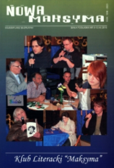 Nowa Maksyma : Bialski Kwartalnik Literacko-Artystyczny R. 3 (2010) nr 9-12 (4)