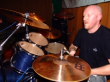 Koncert (gig) zespołu Back to Reality "Piątek 13-go”, 13 kwietnia 2007 r., Muzyczna Apteka, ul. Kościuszki, Biała Podlaska : Paweł „Anzelm” Dubaniewicz