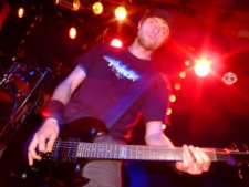 Koncert "Hardcore Stuff”, zespół Back To Reality, 12.04.2008 r., Klub Graffiti, Lublin : Paweł "Pakos" Peresada, na scenie