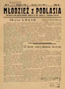 Młodzież z Podlasia : miesięcznik młodzieży gimnazjalnej w Białej Podlaskiej R. 11 (1933) nr 2