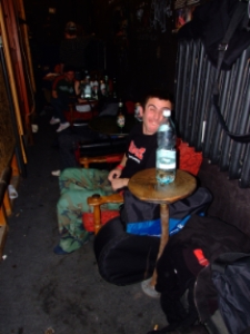 Koncert "Hardcore Stuff”, zespół Back To Reality, 12.04.2008 r., Klub Graffiti, Lublin : backstage