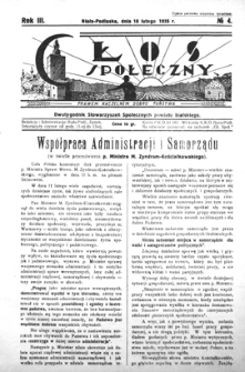Głos Społeczny R. 3 (1935) nr 4