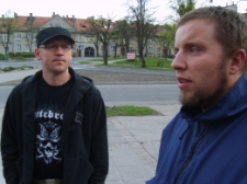 Zesp&oacute;ł Back To Reality przed koncertem "Napinka 10 Fest Vol. 2", Chełm, 18.04. 2009