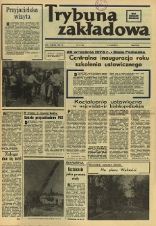 Trybuna Zakładowa : organ samorządów robotniczych R. 2 (1978) nr 17