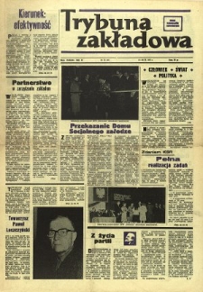 Trybuna Zakładowa : organ samorządów robotniczych R. 2 (1978) nr 22