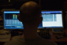 Sesja nagraniowa płyty „To nie jest kraj dla słabych ludzi” zespołu Back To Reality, studio ul. Pływacka, Biała Podlaska, luty 2009 r.