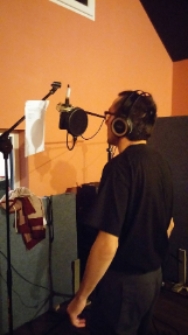 Sesja nagraniowa płyty „Starcie z Niedźwiedziem” zespołu Back To Reality, studio pod Lublinem, październik 2017 r.